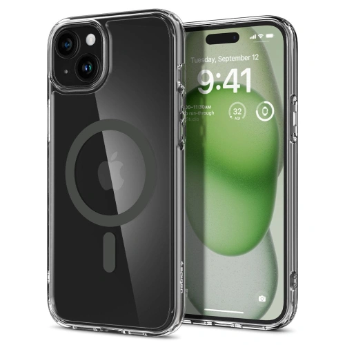 Kup Case Spigen Ultra Hybrid Mag MagSafe Apple iPhone 15 Graphit - SPN3063 - {ean13} - Sklep Home Screen