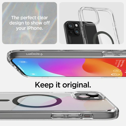 Kup Etui Spigen Ultra Hybrid Mag MagSafe Apple iPhone 15 Graphite - SPN3063 - {ean13} - Sklep Home Screen