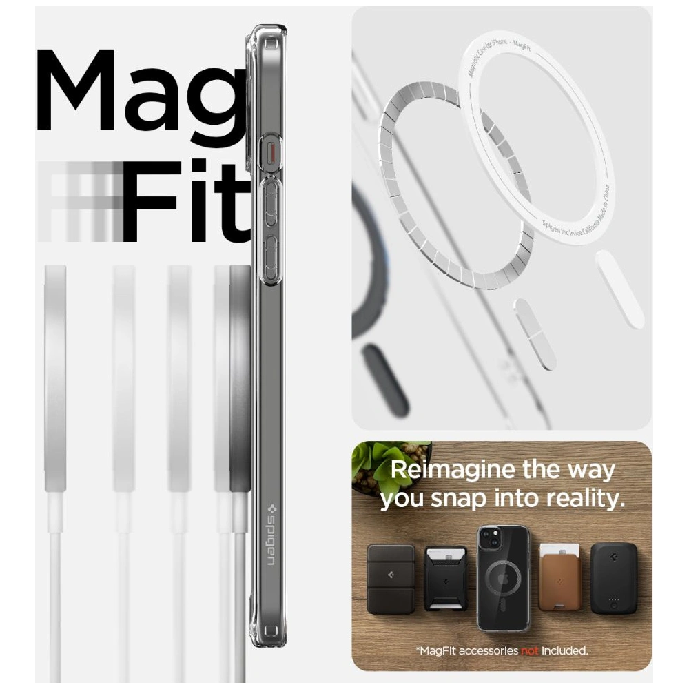 Etui Spigen Ultra Hybrid Mag MagSafe Apple iPhone 15 Carbon Fiber