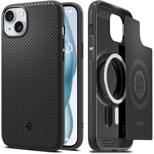 Kup Case Spigen Mag Armor MagSafe Apple iPhone 15 Matte Schwarz - SPN3067 - {ean13} - Sklep Home Screen