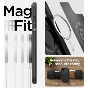 Etui Spigen Mag Armor MagSafe Apple iPhone 15 Matte Black