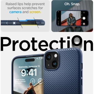 Etui Spigen Mag Armor MagSafe Apple iPhone 15 Navy Blue