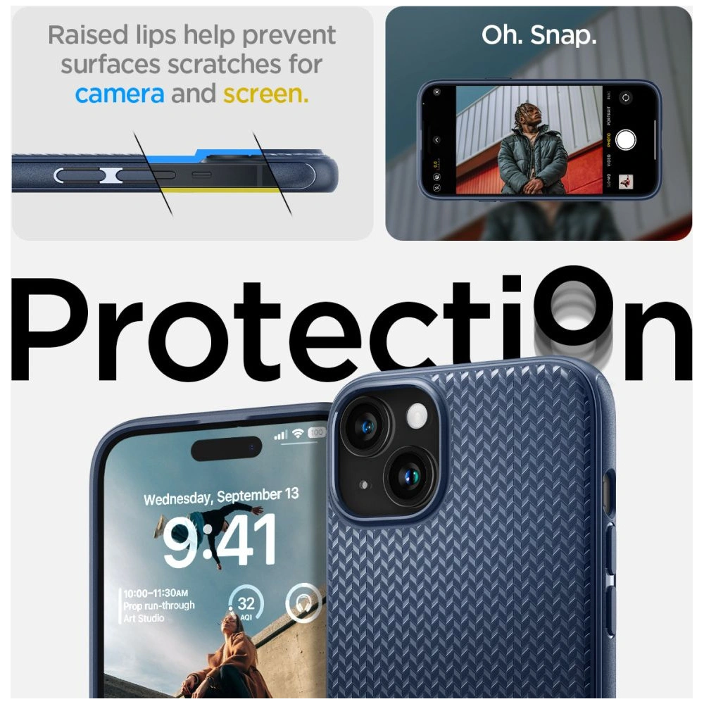 Etui Spigen Mag Armor MagSafe Apple iPhone 15 Navy Blue