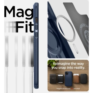 Etui Spigen Mag Armor MagSafe Apple iPhone 15 Navy Blue