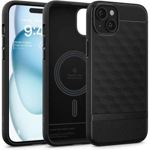 Kup Etui Caseology Parallax Mag MagSafe Apple iPhone 15 Matte Black - SPN3071 - {ean13} - Sklep Home Screen