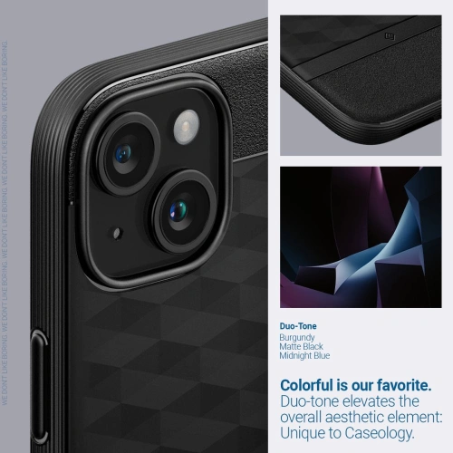 Kup Caseology Apple Carcasă Parallax MagSafe iPhone 15 negru mat - SPN3071 - {ean13} - Sklep Home Screen