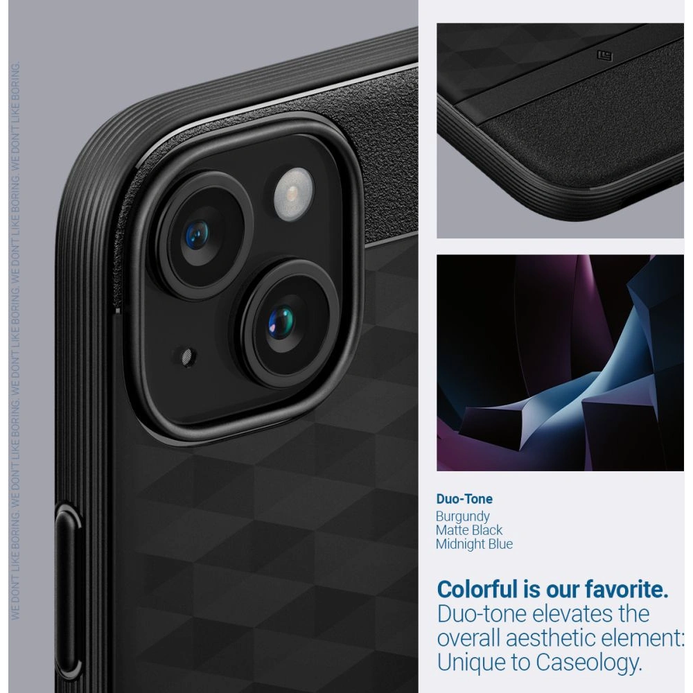 Etui Caseology Parallax Mag MagSafe Apple iPhone 15 Matte Black