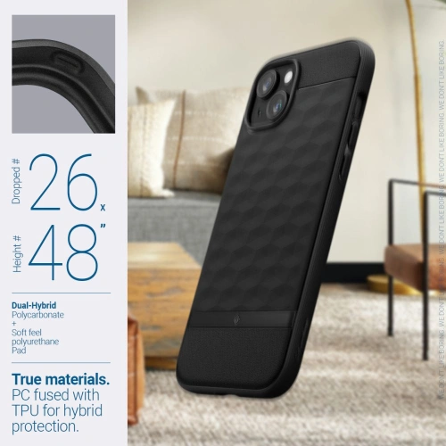 Kup Etui Caseology Parallax Mag MagSafe Apple iPhone 15 Matte Black - SPN3071 - {ean13} - Sklep Home Screen