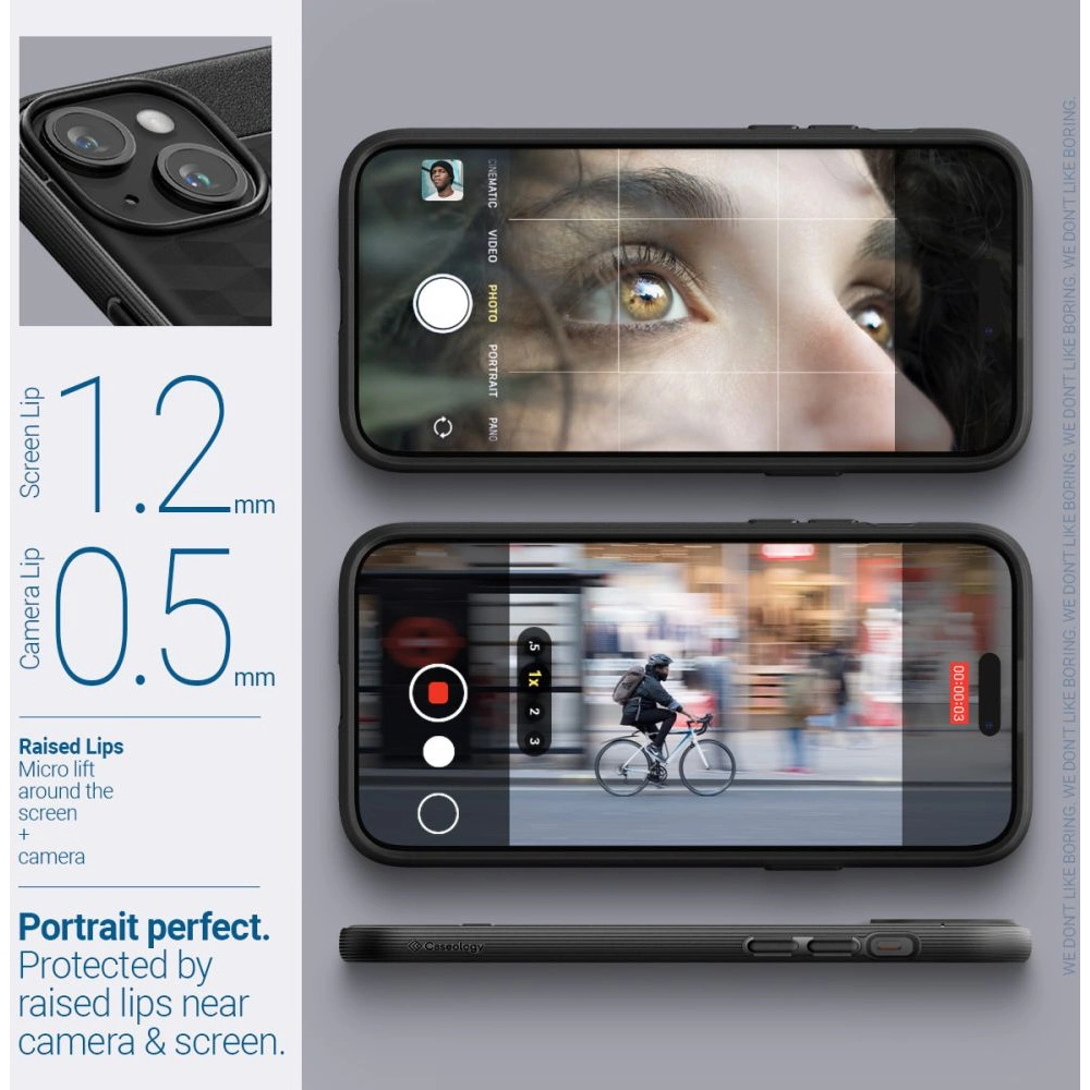 Etui Caseology Parallax Mag MagSafe Apple iPhone 15 Matte Black