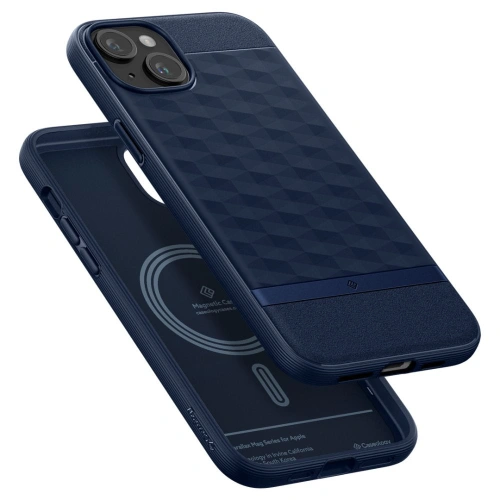 Kup Case Caseology Parallax Mag MagSafe Apple iPhone 15 Mitternachtsblau - SPN3072 - {ean13} - Sklep Home Screen