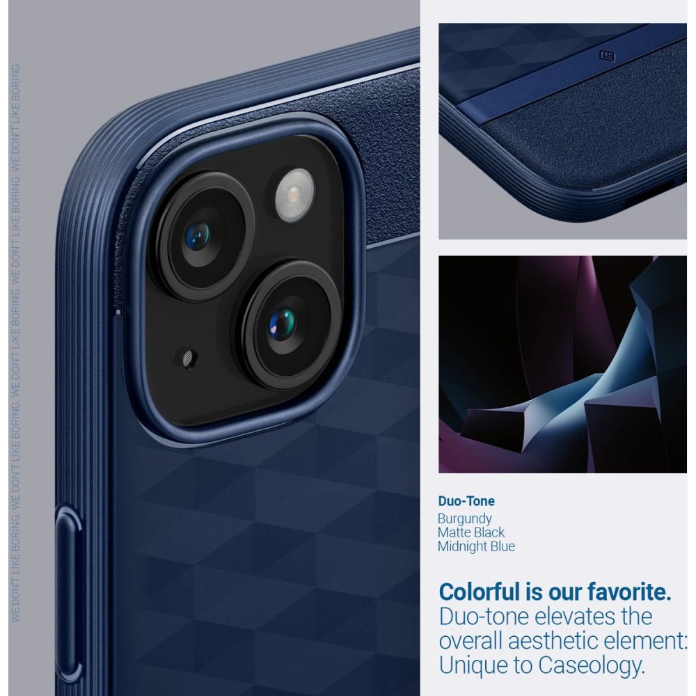 Etui Caseology Parallax Mag MagSafe Apple iPhone 15 Midnight Blue