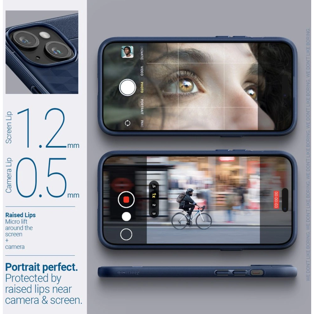 Etui Caseology Parallax Mag MagSafe Apple iPhone 15 Midnight Blue