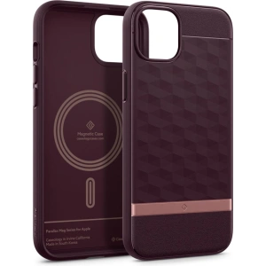 Etui Caseology Parallax Mag MagSafe Apple iPhone 15 Burgundy