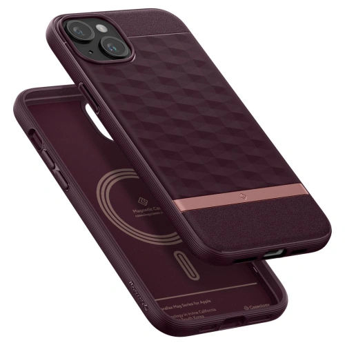 Kup Etui Caseology Parallax Mag MagSafe Apple iPhone 15 Bordeaux - SPN3073 - {ean13} - Sklep Home Screen