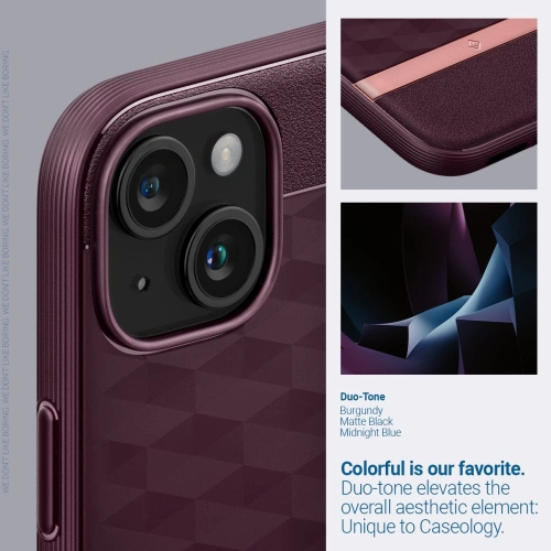 Kup Etui Caseology Parallax Mag MagSafe Apple iPhone 15 Bordeaux - SPN3073 - {ean13} - Sklep Home Screen