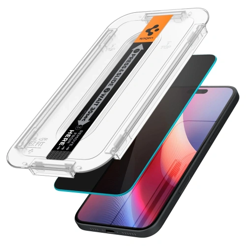 Kup Spigen GLAS.tR ez Fit Apple iPhone 15 / 16 Adatvédelmi [2 PACK] - SPN3076 - {ean13} - Sklep Home Screen