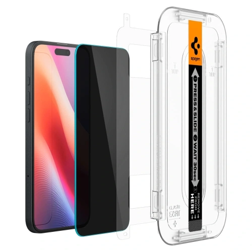 Kup Spigen GLAS.tR ez Fit Apple iPhone 15 / 16 Datenschutz [2 PACK] - SPN3076 - {ean13} - Sklep Home Screen