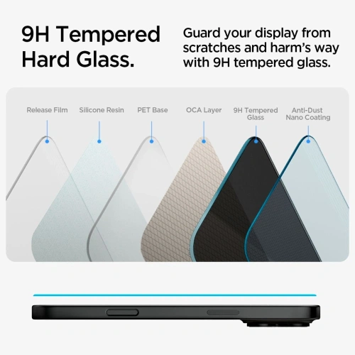 Kup Spigen GLAS.tR ez Fit Apple iPhone 15 / 16 Datenschutz [2 PACK] - SPN3076 - {ean13} - Sklep Home Screen