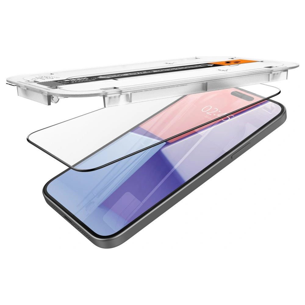 Szkło hartowane Spigen GLAS.tR ez Fit FC Apple iPhone 15 Plus / 14 Plus Black