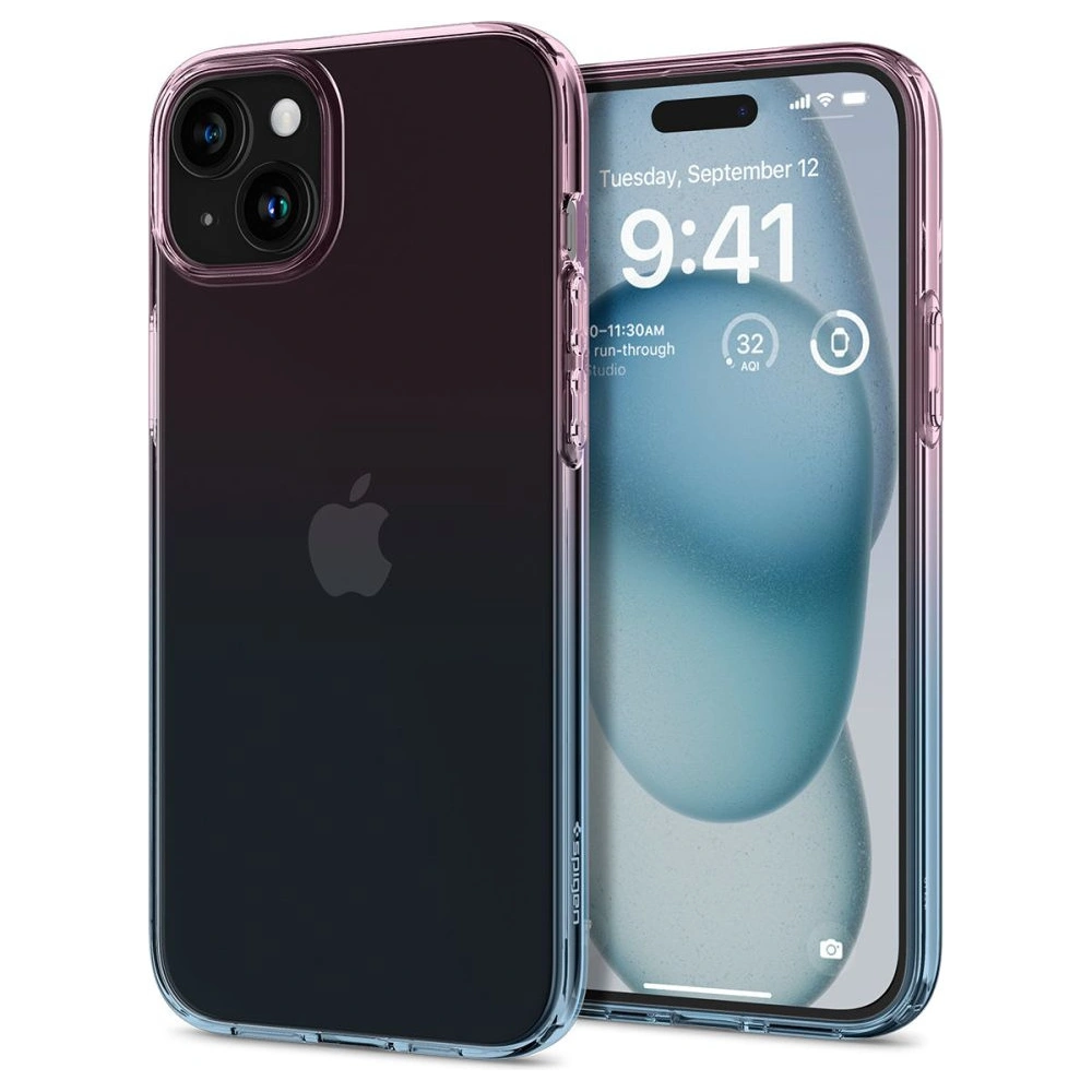Etui Spigen Liquid Crystal Apple iPhone 15 Gradation Pink