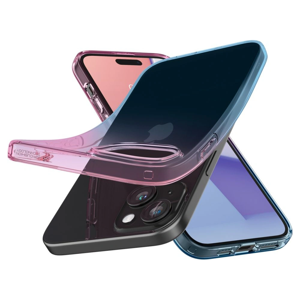 Etui Spigen Liquid Crystal Apple iPhone 15 Gradation Pink
