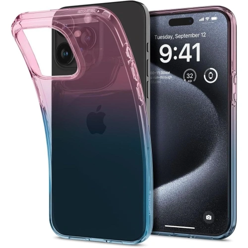 Kup Spigen Apple Carcasă Liquid Crystal iPhone 15 Pro Gradation Roz - SPN3083 - {ean13} - Sklep Home Screen