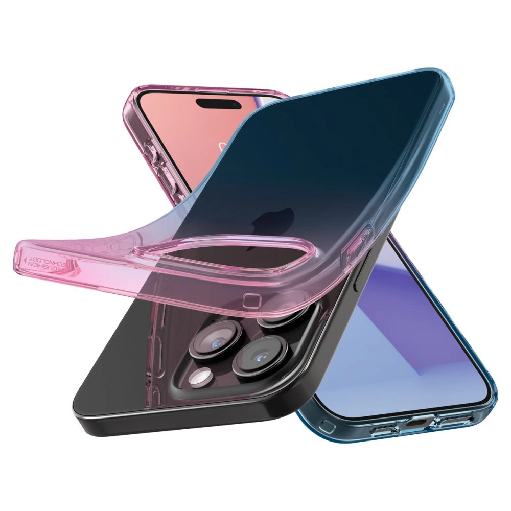 Etui Spigen Liquid Crystal Apple iPhone 15 Pro Gradation Pink
