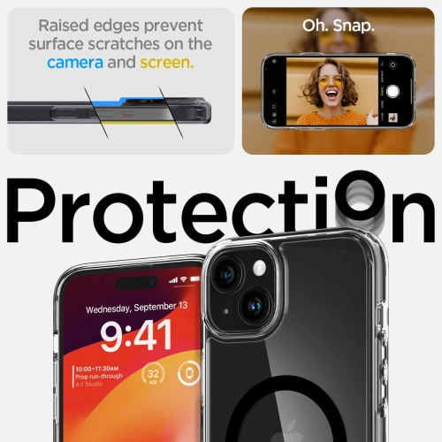 Kup Spigen Apple Husă Ultra Hybrid MagSafe iPhone 15 Plus / 14 Plus Negru - SPN3084 - {ean13} - Sklep Home Screen