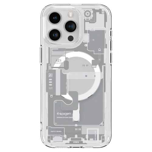 Kup Etui Spigen Ultra Hybrid Mag MagSafe Apple iPhone 15 Pro Max Zero One White - SPN3085 - {ean13} - Sklep Home Screen