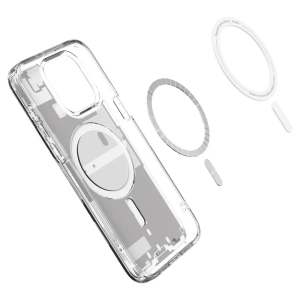 Buy Spigen Ultra Hybrid Mag MagSafe Apple iPhone 15 Pro Max Zero One White - SPN3085 - {ean13} - Home Screen Store Europe