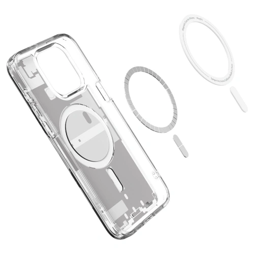 Kup Etui Spigen Ultra Hybrid Mag MagSafe Apple iPhone 15 Pro Max Zero One White - SPN3085 - {ean13} - Sklep Home Screen