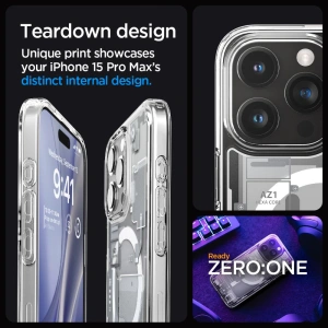 Buy Spigen Ultra Hybrid Mag MagSafe Apple iPhone 15 Pro Max Zero One White - SPN3085 - {ean13} - Home Screen Store Europe