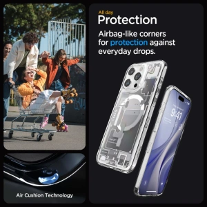 Buy Spigen Ultra Hybrid Mag MagSafe Apple iPhone 15 Pro Max Zero One White - SPN3085 - {ean13} - Home Screen Store Europe