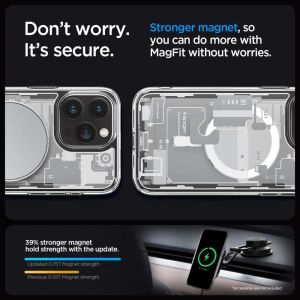 Buy Spigen Ultra Hybrid Mag MagSafe Apple iPhone 15 Pro Max Zero One White - SPN3085 - {ean13} - Home Screen Store Europe