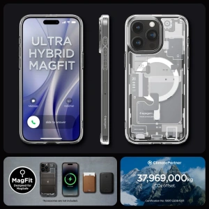Buy Spigen Ultra Hybrid Mag MagSafe Apple iPhone 15 Pro Max Zero One White - SPN3085 - {ean13} - Home Screen Store Europe
