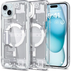 Kup Etui Spigen Ultra Hybrid Mag MagSafe Apple iPhone 15 Plus / 14 Plus Zero One White - SPN3086 - {ean13} - Sklep Home Screen
