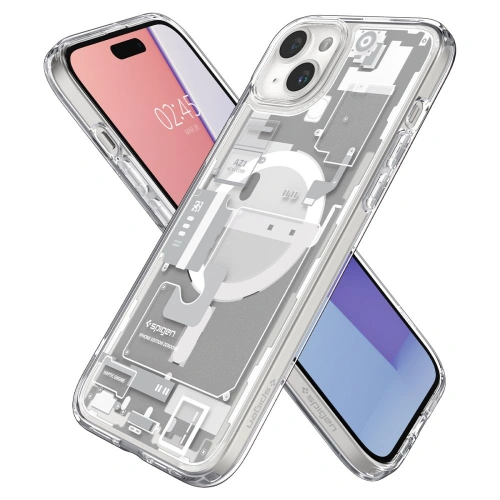 Kup Etui Spigen Ultra Hybrid Mag MagSafe Apple iPhone 15 Plus / 14 Plus Zero One White - SPN3086 - {ean13} - Sklep Home Screen