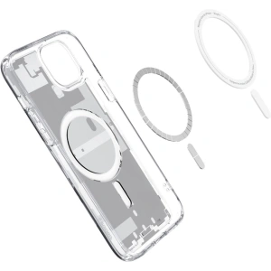 Kup Etui Spigen Ultra Hybrid Mag MagSafe Apple iPhone 15 Plus / 14 Plus Zero One White - SPN3086 - {ean13} - Sklep Home Screen