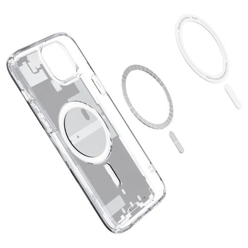 Kup Etui Spigen Ultra Hybrid Mag MagSafe Apple iPhone 15 Plus / 14 Plus Zero One White - SPN3086 - {ean13} - Sklep Home Screen