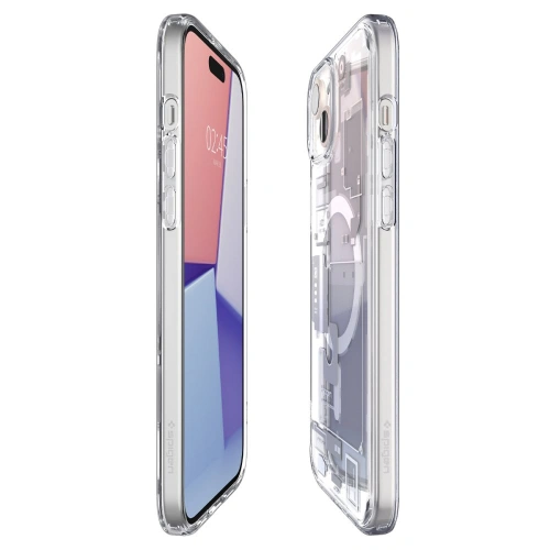 Kup Etui Spigen Ultra Hybrid Mag MagSafe Apple iPhone 15 Plus / 14 Plus Zero One White - SPN3086 - {ean13} - Sklep Home Screen