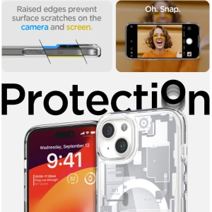Kup Etui Spigen Ultra Hybrid Mag MagSafe Apple iPhone 15 Plus / 14 Plus Zero One White - SPN3086 - {ean13} - Sklep Home Screen