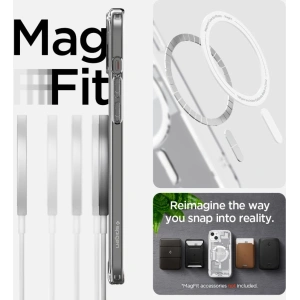 Kup Etui Spigen Ultra Hybrid Mag MagSafe Apple iPhone 15 Plus / 14 Plus Zero One White - SPN3086 - {ean13} - Sklep Home Screen