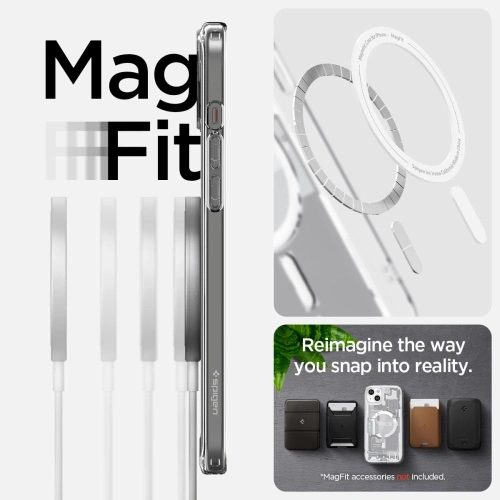 Kup Etui Spigen Ultra Hybrid Mag MagSafe Apple iPhone 15 Plus / 14 Plus Zero One White - SPN3086 - {ean13} - Sklep Home Screen