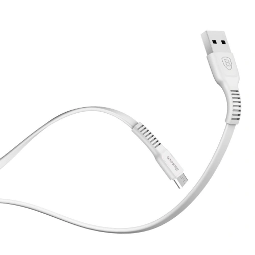 Kup Cablu micro USB Baseus Tough Series 2A 1m (alb) - BSU373WHT - {ean13} - Sklep Home Screen