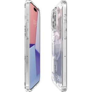 Etui Spigen Ultra Hybrid Mag MagSafe Apple iPhone 15 Pro Zero One White