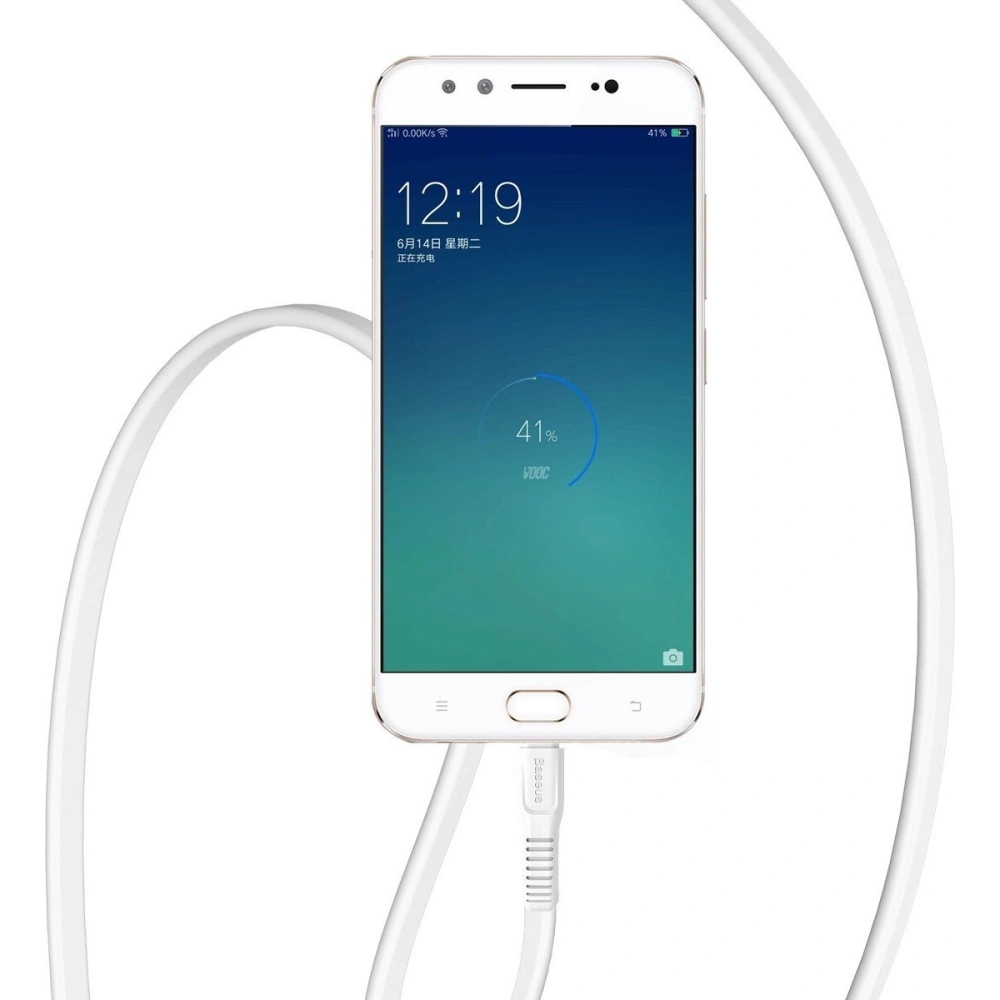 Kabel micro USB Baseus Tough Series 2A 1m (biały)