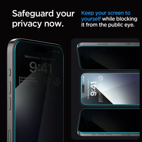 Kup Szkło hartowane Spigen GLAS.tR ez Fit Apple iPhone 15 Pro Max Privacy - SPN3089 - {ean13} - Sklep Home Screen