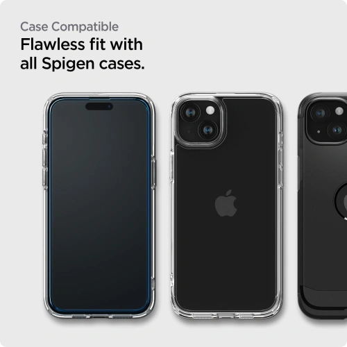 Kup Szkło hartowane Spigen GLAS.tR AlignMaster FC Apple iPhone 15 Plus / 14 Plus Black [2 PACK] - SPN3093 - {ean13} - Sklep Home Screen