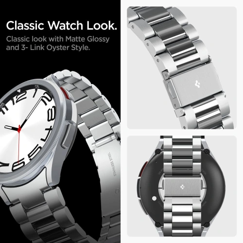 Kup Pánt Spigen Modern Fit Band Samsung Galaxy Watch 6 Classic 47mm Ezüst - SPN3094 - {ean13} - Sklep Home Screen
