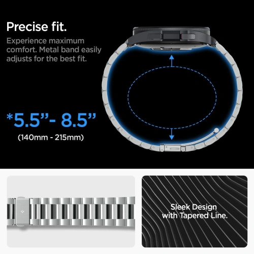 Buy Spigen Modern Fit Band Samsung Galaxy Watch 6 Classic 47mm Silver - SPN3094 - {ean13} - Home Screen Store Europe